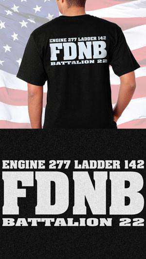 Screen Print Design FDNB Back DesignFire Department Clothing