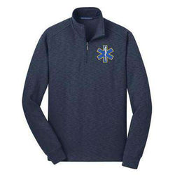 Jacket Slub Fleece 1/4-Zip Pullover - Port Authority - Style F295Fire Department Clothing