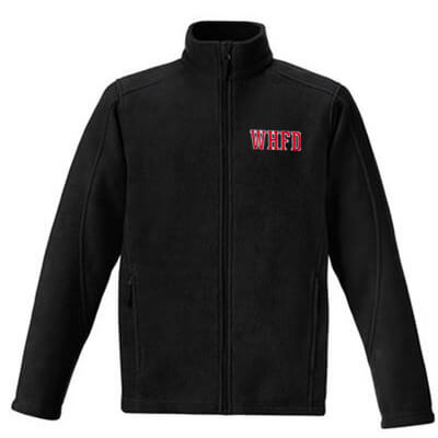  Fire Department Block Letter Journey Fleece Jacket - Core 365 88190 - EMBFire Department Clothing