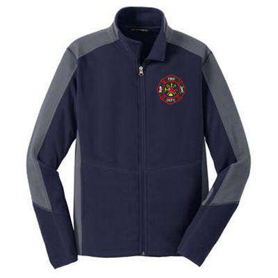 Jacket Colorblock Microfleece Jacket - Port Authority- Style F230Fire Department Clothing