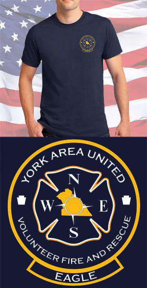 Screen Print Design York Area Fire Department Maltese CrossFire Department Clothing