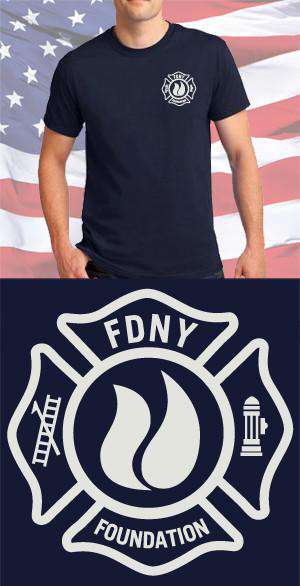 Screen Print Design NYFD Foundation Maltese CrossFire Department Clothing