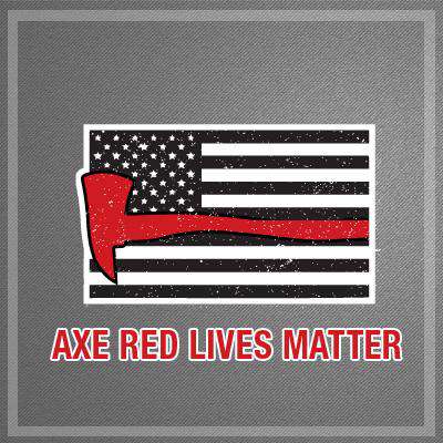 Stickers Digital Axe Flag Decals Set - DIGFire Department Clothing