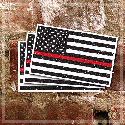Stickers Digital Flag Decals Set - DIGFire Department Clothing