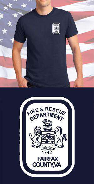 Screen Print Design Fairfax County Fire Department and Rescue Maltese CrossFire Department Clothing