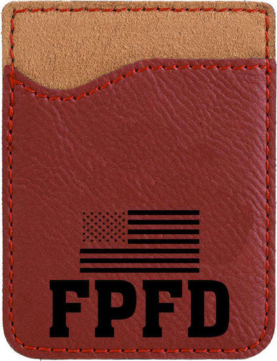  Rose Laserable Leatherette Phone Wallet - LZRFire Department Clothing