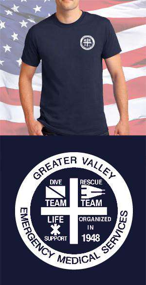 Screen Print Design Greater Valley EMS Maltese CrossFire Department Clothing
