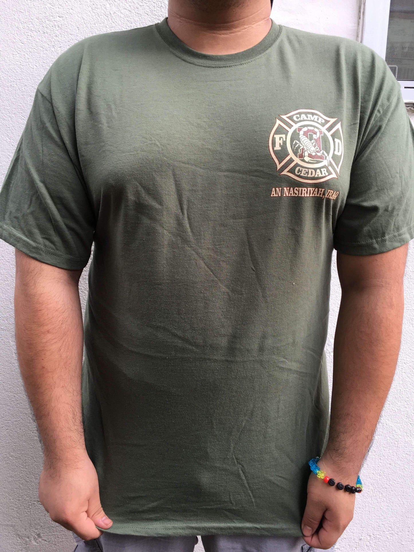  Camp Cedar Fire Department Printed ShirtFire Department Clothing