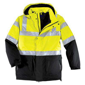 Jacket ANSI 107 Class 3 Safety Heavyweight Parka- Port Authority- Style J799SFire Department Clothing