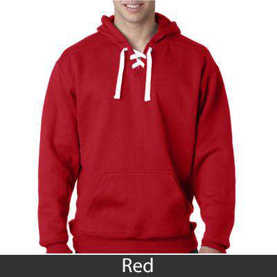 Sweatshirt Embroidered Hooded Hockey Style Sweatshirt with Scramble Maltese - J America - JA8830Fire Department Clothing