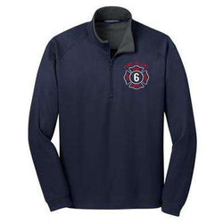  Vertical Texture 1/4-Zip Pullover - Port Authority- Style K805Fire Department Clothing