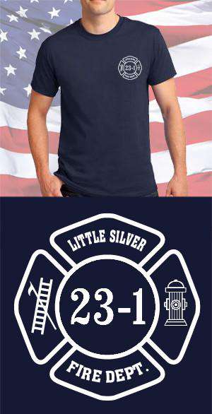 Screen Print Design Little Silver Fire Department Maltese CrossFire Department Clothing