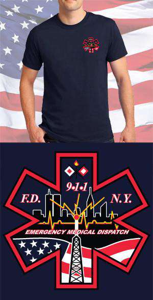 Screen Print Design EMD Maltese CrossFire Department Clothing