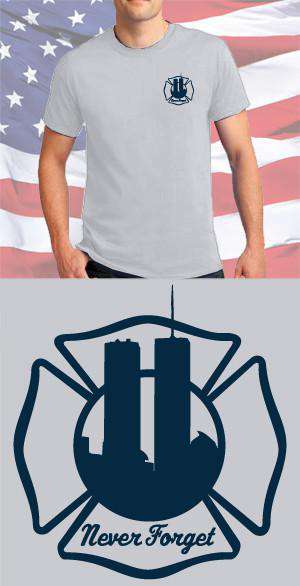 Screen Print Design Never Forget Maltese CrossFire Department Clothing