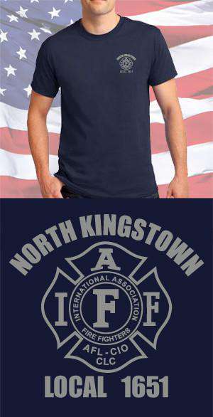 Screen Print Design North Kingston Fire Department Maltese CrossFire Department Clothing