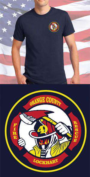 Screen Print Design Orange County Fire Department Maltese CrossFire Department Clothing