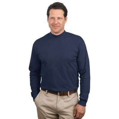 Long-Sleeve Mock Turtleneck w/ Fire Dept Initials Long-Sleeve Mock Turtleneck w/ Fire Dept Initials