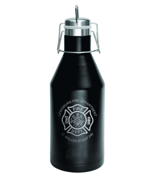  Firefighter Growler Polar Camel Vacuum Insulated with Swing Top Lid - Laser Engraved - LGR642Fire Department Clothing