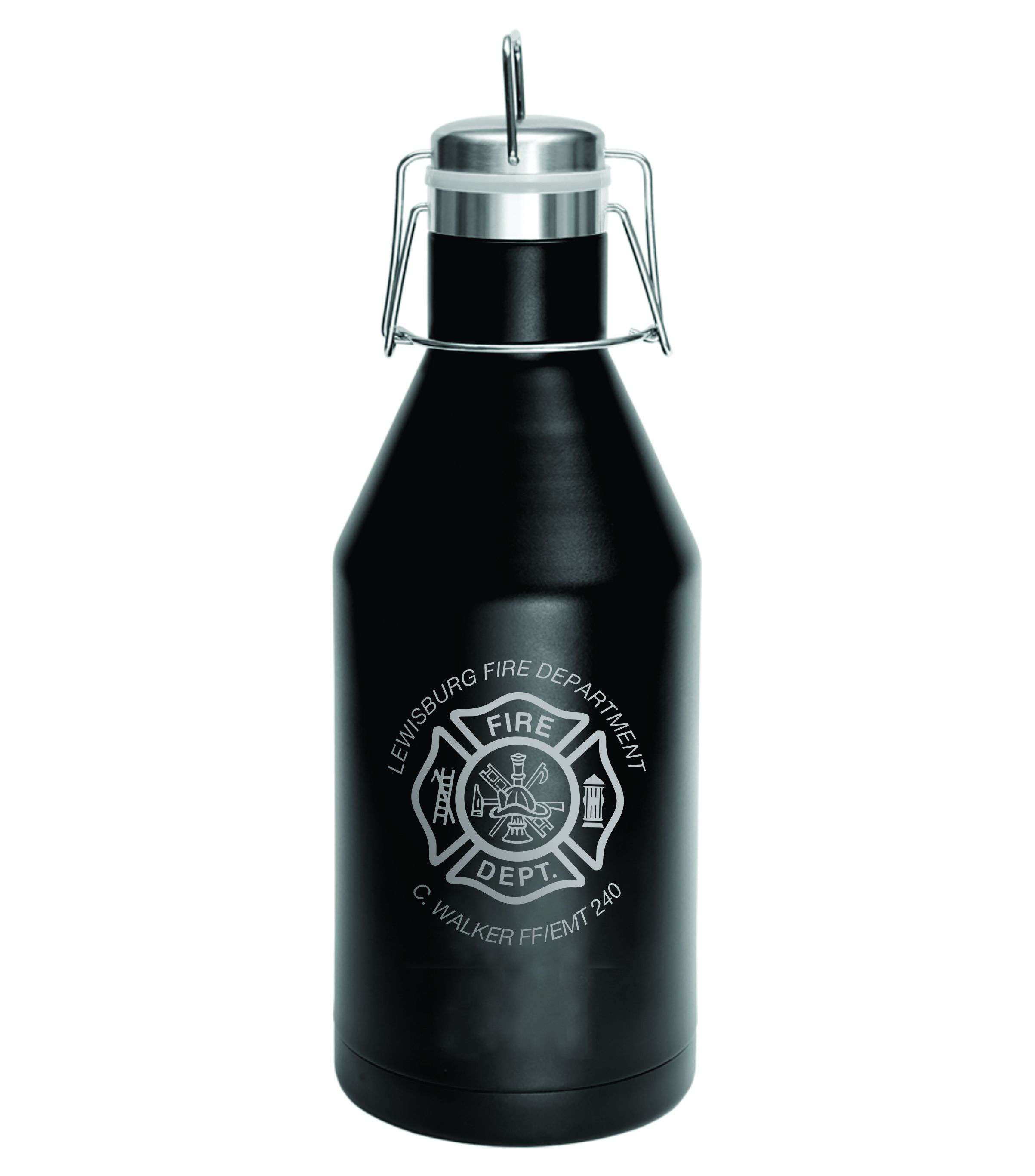  Firefighter Growler Polar Camel Vacuum Insulated with Swing Top Lid - Laser Engraved - LGR642Fire Department Clothing