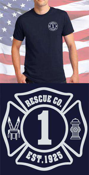 Screen Print Design Jaws of Life Maltese CrossFire Department Clothing