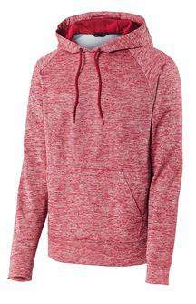 Sport-Tek PosiCharge Electric Heather Fleece Hoodie - Moisture-Wicking, Taped Neck, ST225