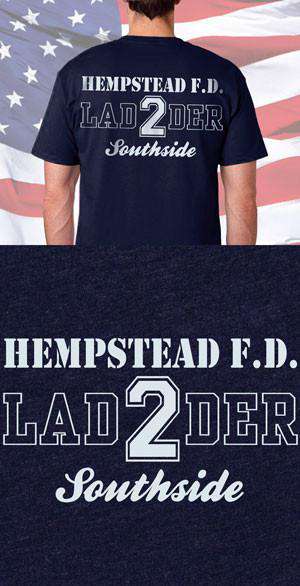 Screen Print Design Ladder and Department DesignFire Department Clothing