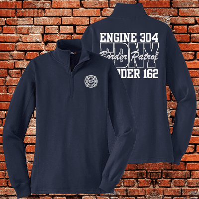  Fireman Special - 1/4-Zip Sweatshirt - ST253Fire Department Clothing