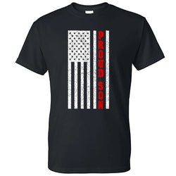  Printed Firefighter Shirt - "Proud Son" - Gildan 200 - DTGFire Department Clothing