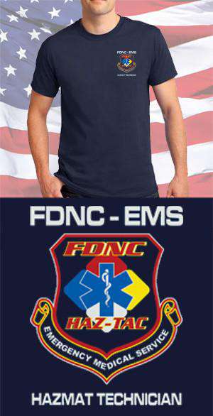 Screen Print Design FDNC EMS Hazmat Maltese CrossFire Department Clothing
