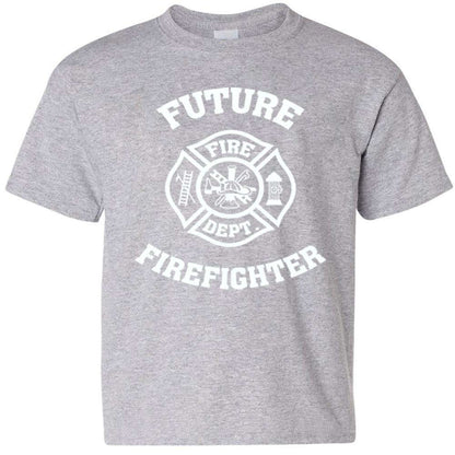  Printed Firefighter Shirt - "Future Firefighter" - Gildan 200B - CADFire Department Clothing